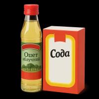 Оцет та сода