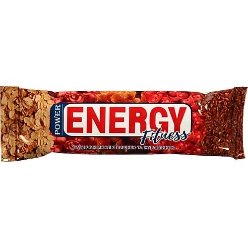 Батончик-мюслі з вишнею та журавлиною частково глазурований Power Energy Fitness, 30 г