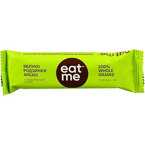 Батончик EatMe родзинки–яблуко–арахіс–злаки, 40 г