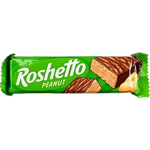 Вафельний батончик ROSHEN Roshetto Peanut глазурований, 34 г