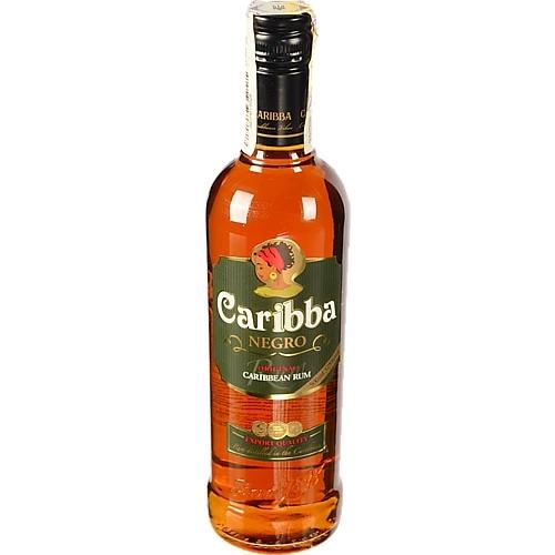 Ром Caribba Negro темний, 0,5 л, 37,5%