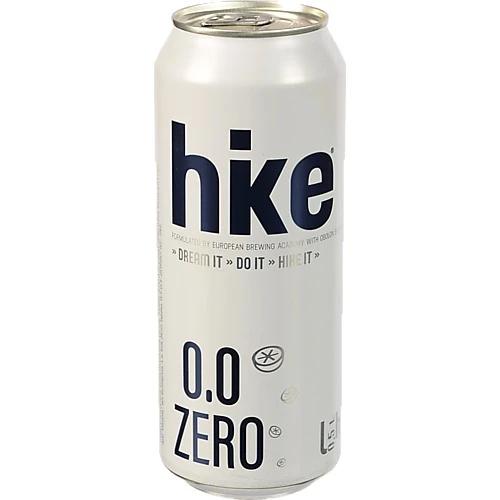 Пиво спеціальне 0.5л 0.5% безалкогольне світле пастеризоване Zero Hike з/б