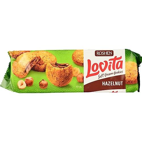 Печиво здобне Hazelnut Soft Cream Cookies Lovita Roshen м/у 127г