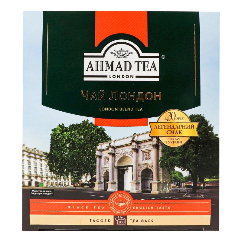 Чай чорний байховий Ahmad Tea Лондон к/у 100х2г