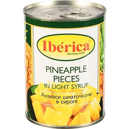 Ананас шматочками в сиропі Iberica з/б 565г
