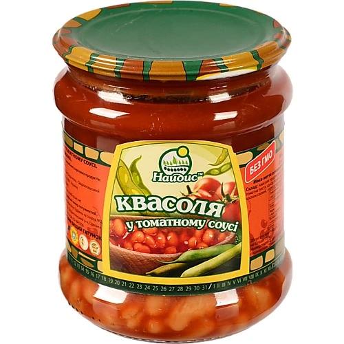 Квасоля Найдіс 0.46л у томатному соусі ско
