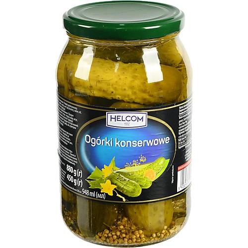 Огірки Helcom 948мл консервовані