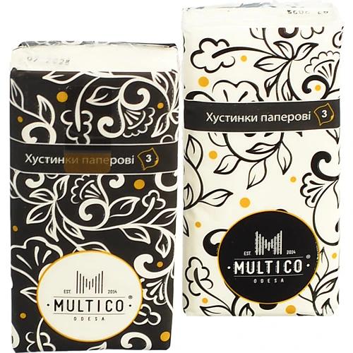Хустинка паперова Multico 3шар.10х300 біла