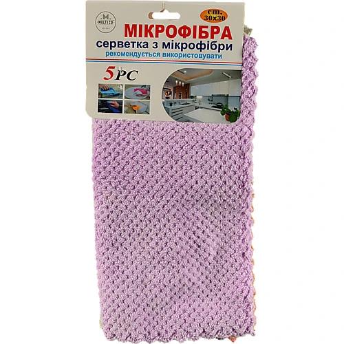 Набір серветок мікрофібра 30*30 см тип 1