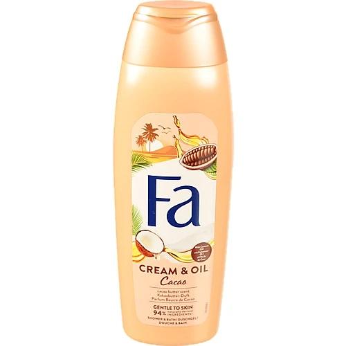 Крем-гель для душу та ванни Cream&Oil Cacao Fa 750мл