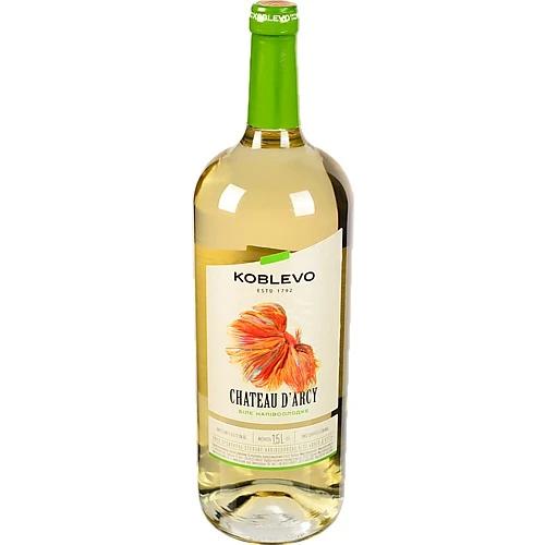Вино Коблево 1.5л біле напівсолодке Chateau D'Arcy