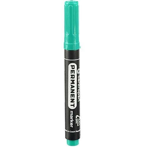 Маркер Centropen 2.5мм permanent зелений 8566
