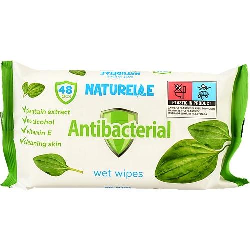 Серветки вологi Naturelle 48шт антибактерiал.подор
