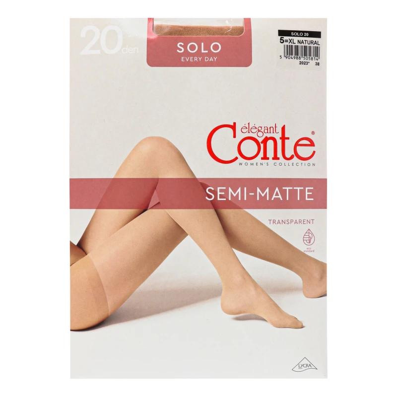 Колготки жіночі Conte elegant Solo 20den 5 natural
