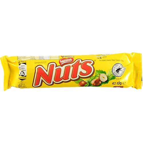 Батончик Nuts шоколадний, 42 г
