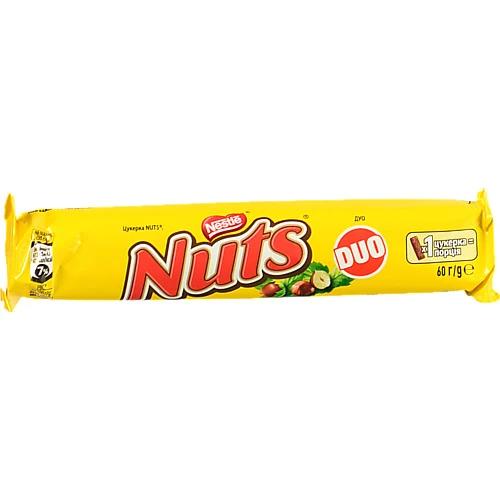 Батончик Nestlé Nuts King Size шоколадний, 60 г