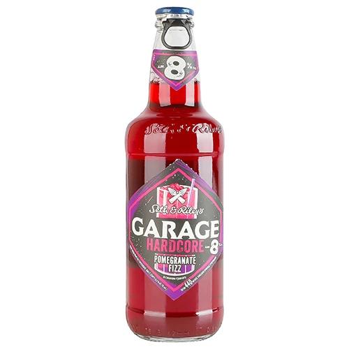 Пиво спеціальне фільтроване пастеризоване «Seth & Riley’s Garage Hardcore Pomegranate Fizz зі смаком гранату», 8,0%, 0,44 л, скляна пляшка