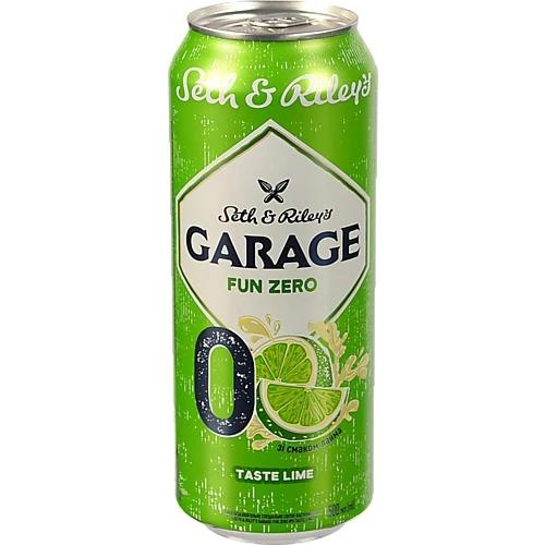 Пиво спеціальне 500мл безалкогольне пастеризоване Taste Lime Fun Zero №0 Seth&Riley's Garage з/б