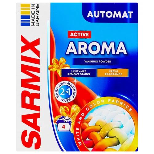 Порошок Sarmix 300г activ aroma д.всіх типів пранн