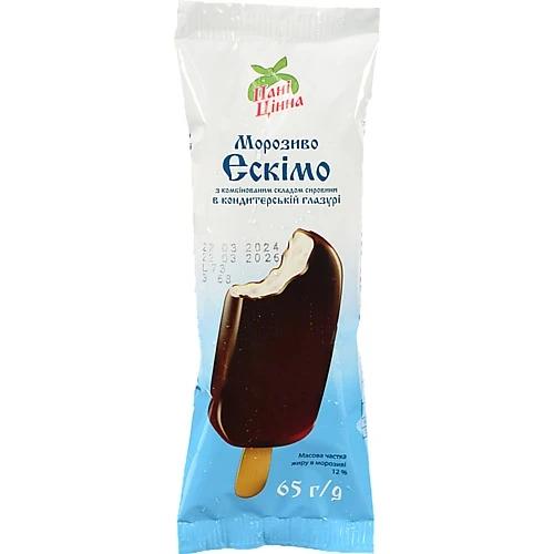 Морозиво ескімо Пані цінна 65г глазурь 12%
