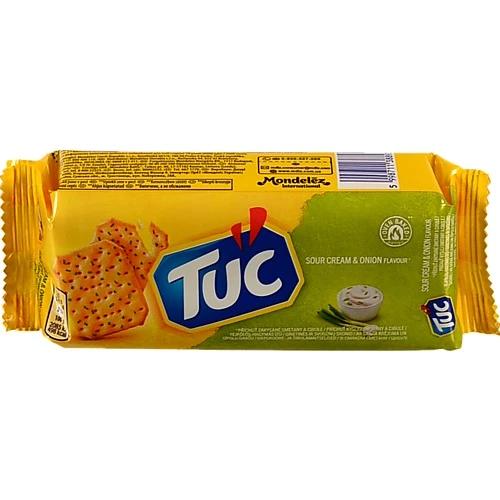 Крекер TUC зі смаком сметани та цибулі, 100 г