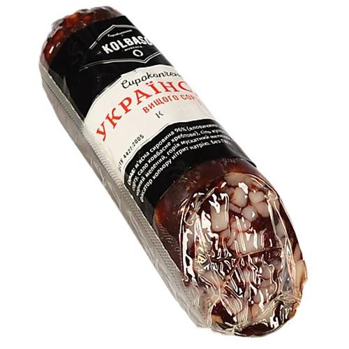 Ковбаса Kolbaso "Українська", сирокопчена, вищий гатунок, порційна