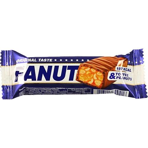 Шоколадний батон Fanut горіх та ірис, 40 г