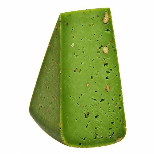 Сир твердий «Pesto Verde» з кедровими горіхами 50% ТМ «Cumbret»