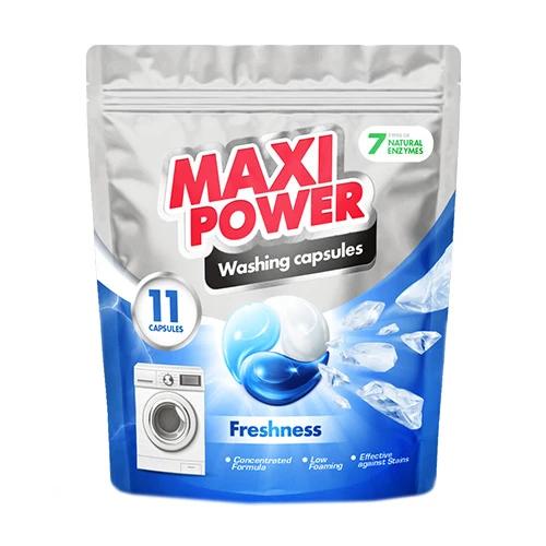 Капсули для прання Maxi Power 11шт свіжість