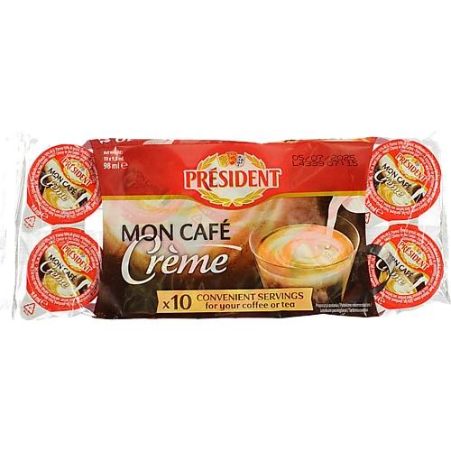 Вершки Президент 10г 10% 10шт