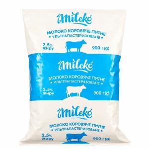 Молоко Mileko 900мл 2.5% ультрапастр.т.ф