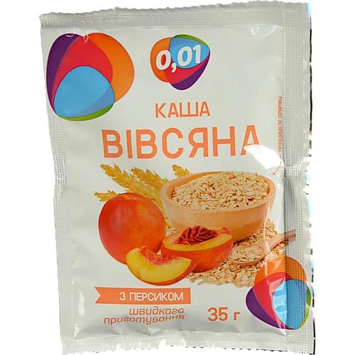 Каша вівсяна швидкого приготування 0,01 з персиком 35г