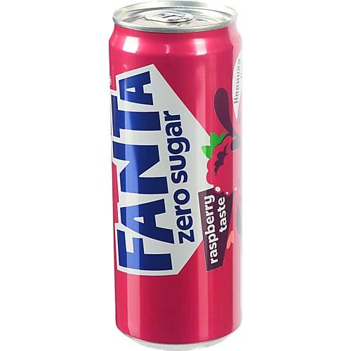 Напій Fanta 0.33л малина без цукру з.б.