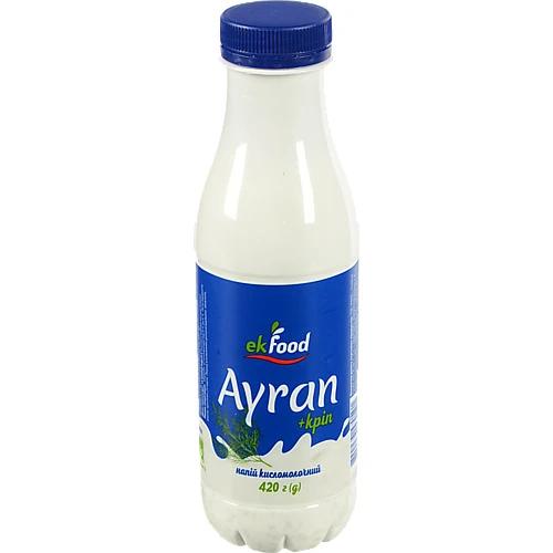 Айран Ekfood 420г нежирний кріп