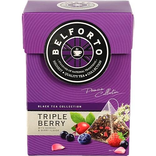 Чай Belforto 20п чорний байховий аромат ягід