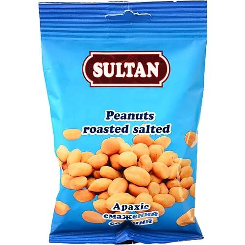 Арахіс Sultan смажений солоний, 60 г