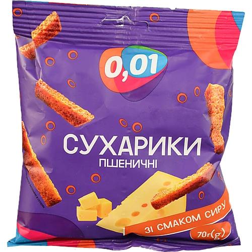 Сухарики пшеничні сирні 70г