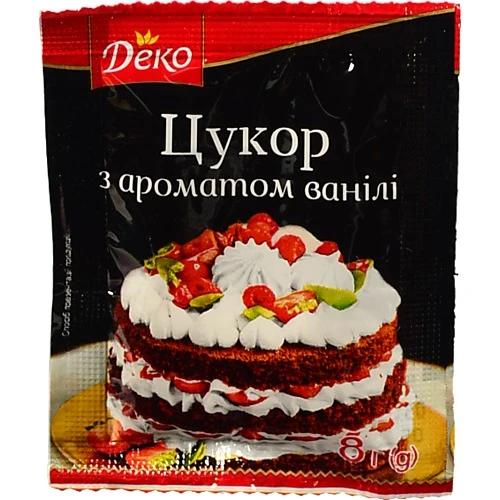 Цукор з ароматом ванілі Деко 8г