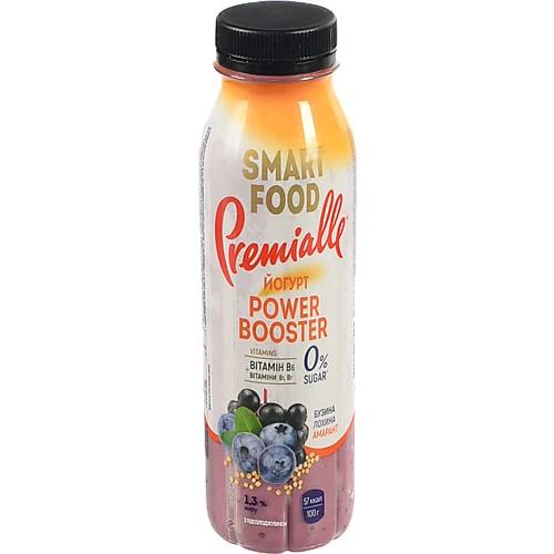 Йогурт Premialle 290г 1.3 Smart Food бузина-лохина-амарант ПЕТ