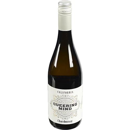 Вино Queering Mind 0.75л chardonnay сухе біле