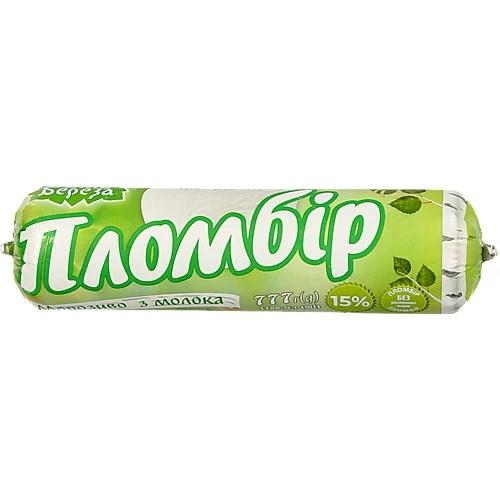 Морозиво 15% пломбір Біла Береза м/у 777г