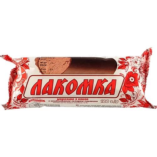 Морозиво 12% з какао Лакомка Laska м/у 100г