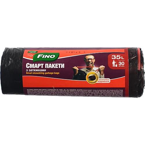 Пакети д.сміття FNO 35л 30шт міцні зат