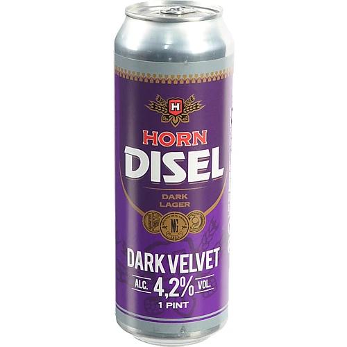 Пиво Horn Disel 0.568л dark velvet темне фільтр.зб