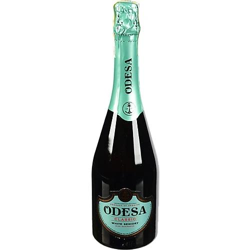 Вино ігристе 0.75л 10-13.5% біле напівсухе Classic Odesa