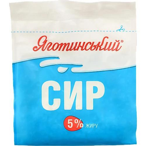 Сир кисломолочний 5% Яготинський м/у 350г