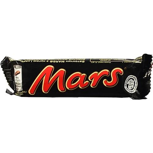 Батончик Mars шоколадний з нугою і карамеллю, 51 г