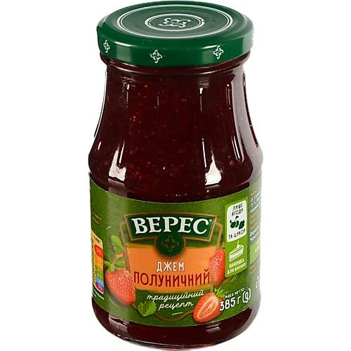 Джем полуничний Верес с/б 385г