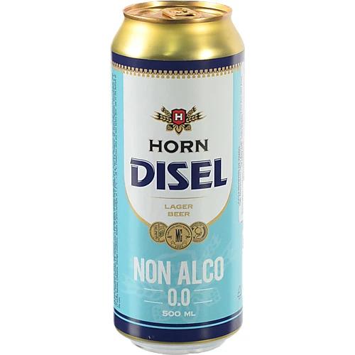 Пиво Horn Disel 0.5л світле фільтроване б.а з.б