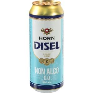 Пиво Horn Disel 0.5л світле фільтроване б.а з.б